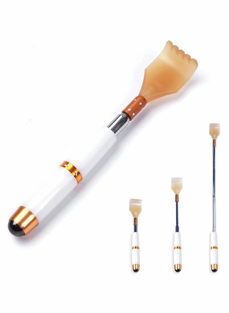 Back Scratcher, Best Scratcher for Women Men Adults Extendable with Massage Bead, Handheld Massager Face Neck Foot - Image 1